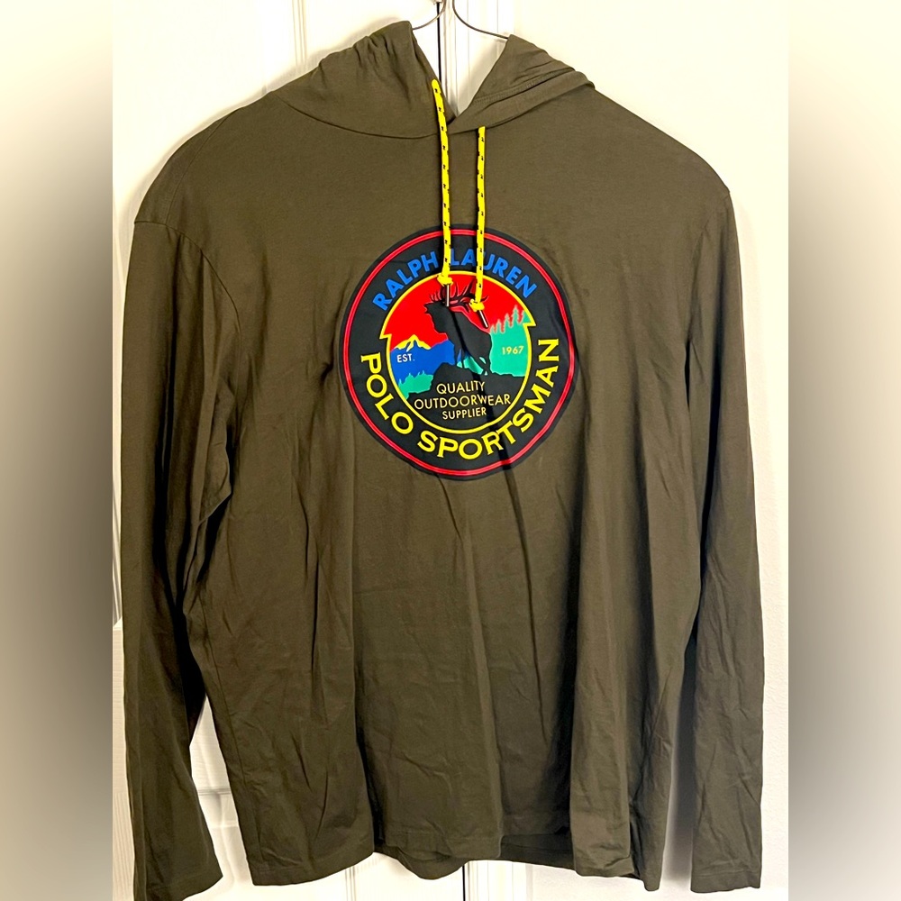 Polo Ralph Lauren Hoodie Olive Green XL